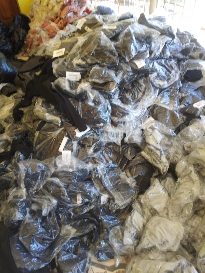 Large clothing inventory